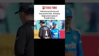 India win the toss & One change #cricket #indvsnz #shubmangill #bcci #shorts #trending