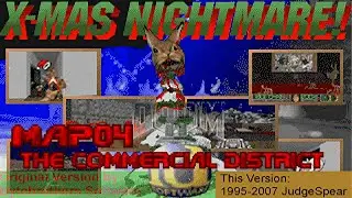 Doom II: Рождественский кошмар - Карта 4: Торговый район (100%) [GZDoom + Vanilla Essence]