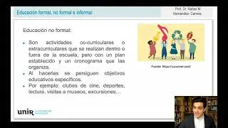 Educación formal, no formal e informal