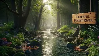 Peaceful River Flow 🌿 Calm Natural Ambience for Focus, Study, and Deep Rest #1551