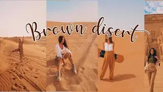 Brown Disert | Aesthetic Tutorial | Easy priset | Vsco Tutorial