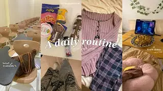 فلوق روتيني اليومي 🧸 • كيف اسوي نظام صحي في الدوام 🌱 • دراسه ✏️ • سناكات صحيه 🍫 • سباغيتي صحيه 🍝