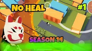No Heal Gameplay #1|Battlelands Royale Season 14|Virtual Peace Gaming