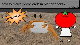 How to make  a fiddle crab part 2