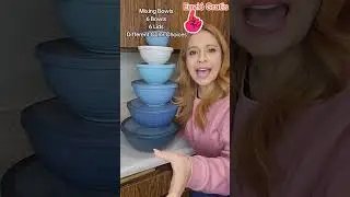 COOK WITH COLOR Mixing Bowls with Lids | Durable & Versatile Food Storage
