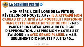 Mon Frère A Crié À La Fête: «Personne Ne Veut De Toi Ici!» J'ai Souri Et Je Suis Partie. Mais Alors…