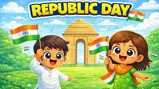 Republic Day Song for Kids 🇮🇳 | 26 January Patriotic Song | India | BrainyBops #videos 