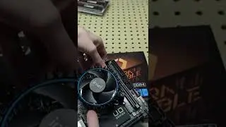 The satisfying sounds of building a PC!  #pcbuilding #computer #tech #technology