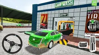 Smart Car Wash Service Simulator - Car Gas Station Car Pant Shop - Android Gameplay #2
