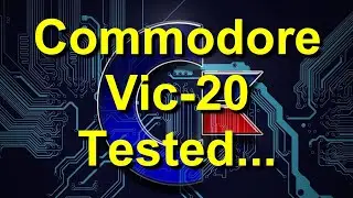 Commodore Vic-20 Old PET Style Keyboard Chips Tested Omega Race - 8 Bit Commodore Man - Episode 2911
