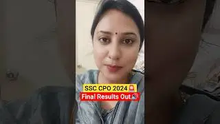 How to Check SSC CPO 2024 Final Results Out #ssccpo #ssccporesult #ytshorts #shortsfeed #ritikamaam