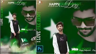 14 August Photo Background Changing Tutorial | Pakistan Independence Day | in Photoshop CC 19