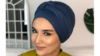 Crinkled Turban Style I Summer Turban Style I Easy I Modest I Türban
