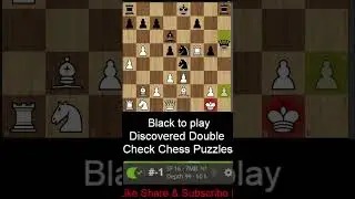 Discovered Double Check Checkmates | Chess Puzzles 698 | Telugu | #chesspuzzle #chess #matein2