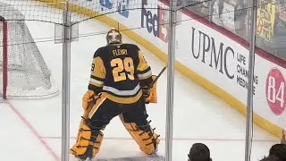 Sergei Murashov & Marc-Andre Fleury Warm-Ups