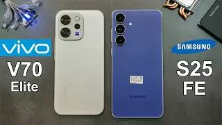 Vivo V70 Elite vs Galaxy S25 FE Comparison 🔥 Speed, Camera & Gaming Test !