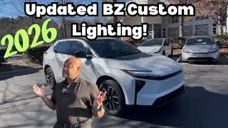 2026 Toyota BZ: Adjusting your 64 custom colors to illuminate interior front and accent lighting