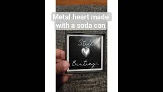How I made this small frame with a metal heart #stillbeating #arborpress #sheetmetal #3dprintedDie