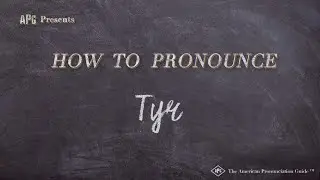 How to Pronounce Tyr (Real Life Examples!)