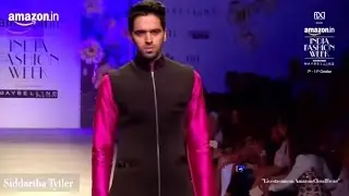 Male Model Rinku Pahel Walks at Amazon India Fashion Week SS16