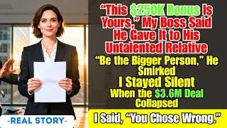 My Boss Gave My Multi-Million Dollar Bonus to His Useless Relative&mdash;So I Let the Deal Collapse