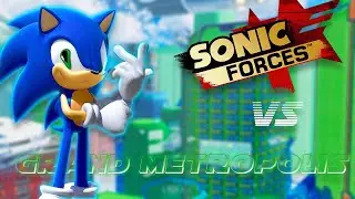 Sonic Forces Physics vs Grand Metropolis Zone