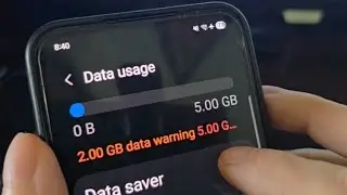 How to see data usage in samsung A17 | Samsung galaxy A17 data usage settings