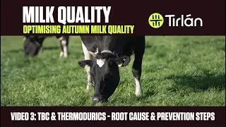 Autumn Milk Quality - Video 3 - TBC & Thermodurics - Root Cause & Prevention Steps