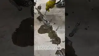 Concrete Crack Repair Using Chemical Anchors for Structural Strength #Construction #Concrete #Repair