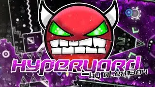 Hyperyard by Alex1304 (Epic Hard Demon 10*) - Geometry Dash 2.11