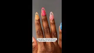 Flash Glitter Magic on Hello Kitty Gel-X Tips! ✨💖
