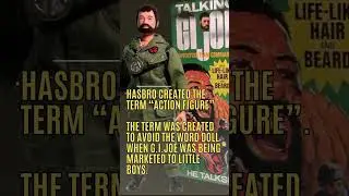 G.I.Joe Action Figures. #geekfacts #hasbro #gijoe #gijoearealamericanhero #didyouknow