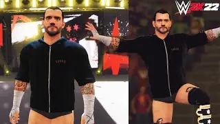 WWE 2K22 (Pc Mod) CM Punk Mod, Entrance, AEW GFX & Theme