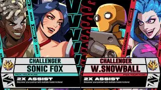 SonicFox (Ahri/Ekko) vs Snowball (Blitzcrank/Jinx) - 2XKO