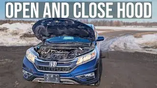 How to Open (and Close) the Hood - Honda CR-V (2012-2016)
