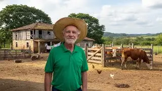 SOLTEIRO AOS 72 ANOS, ELE CUIDA DO SÍTIO INTEIRO SOZINHO