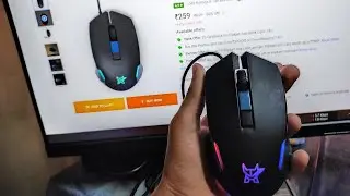 Arctic Fox Wired USB Gaming Mouse Unboxing @flipkart