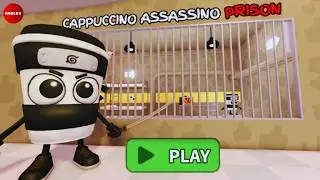 CAPPUCCINO ASSASSINO PRISON RUN! (Obby) WALKTHROUGH FULL GAME | ROBLOX