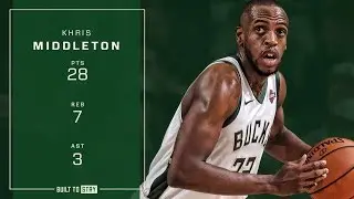 Khris Middleton Scores 28 Points vs Timberwolves | 2.23.19