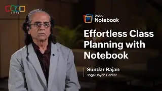 Planning My Yoga Classes Made Effortless | Zoho Notebook