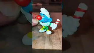 schleich smurfs peyo clown vintage #reels #review #unboxing