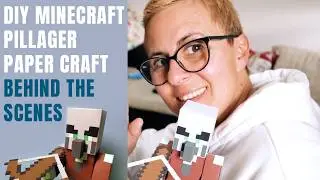 How I Film and Edit My Minecraft Paper Crafts videos | Behind the Scenes:  Plan, Shoot, Edit