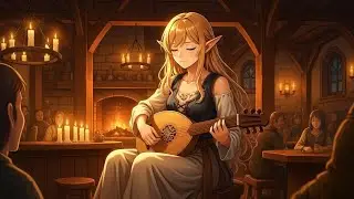 Quiet Medieval Tavern Ambience | D&D Fantasy Tavern Music for Relaxing & Sleep