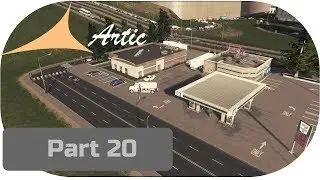 Cities Skylines | Artic | Detailed Gas Station |  Part 20
