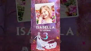 Frozen Birthday Video Invitation - V001