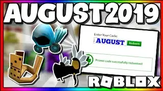 *AUGUST 2019* ALL WORKING PROMO CODES IN ROBLOX!