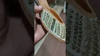 #needlejutti #brand #punjabijutti #golden #handcrafted #trendingreels #style #viral  #reels #india