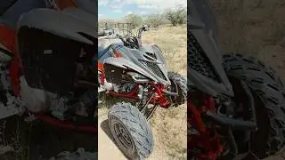 The Raptor 700 lives. Exploring new desert trails #savesportquads #yamaha #atv #arizona