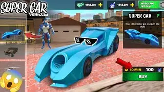 Rope Hero Buy New Super Car In Rope Hero New Update 😀 Rope Hero Vice Town 