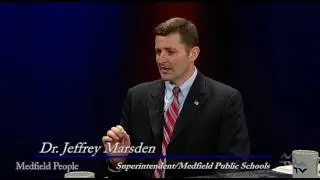 Medfield People: Dr. Jeff Marsden, Superintendent of Medfield Public Schools (12-07-2016)
